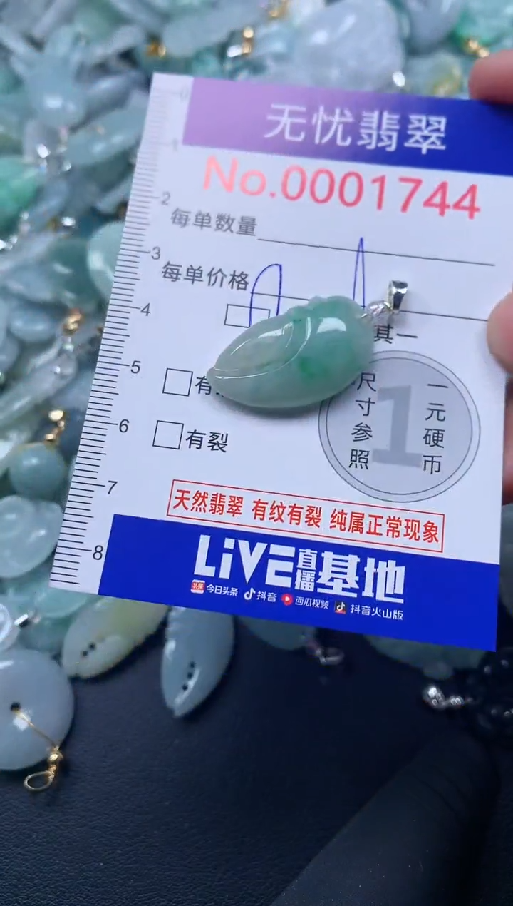 颈饰未镶嵌翡翠1744