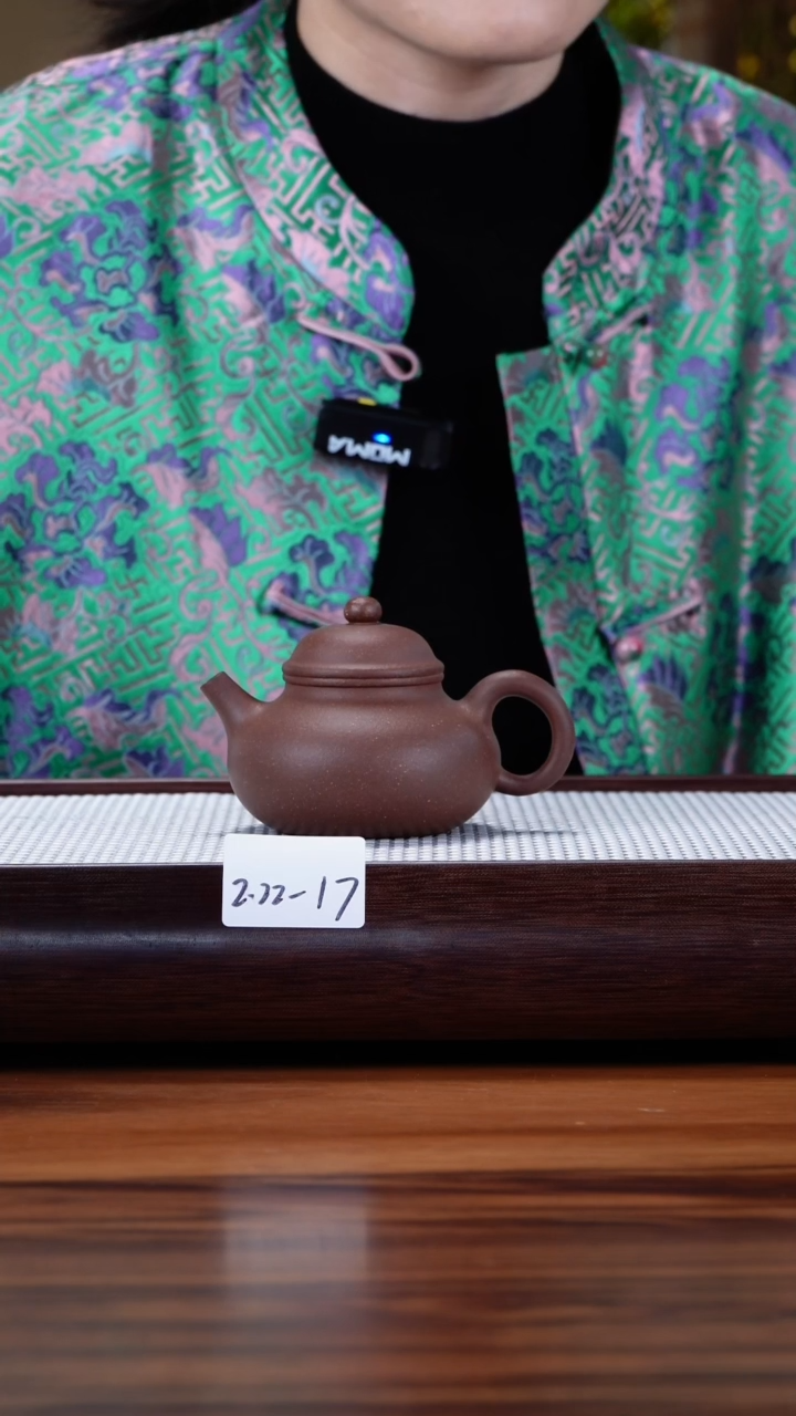 【闪购商品】紫砂茶壶2.22-17 天青暗肝 容天150