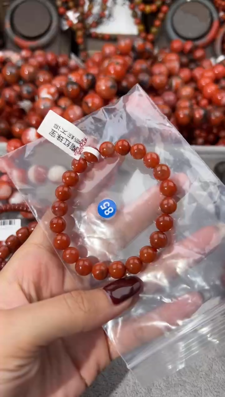 未镶嵌手串南红玛瑙8+