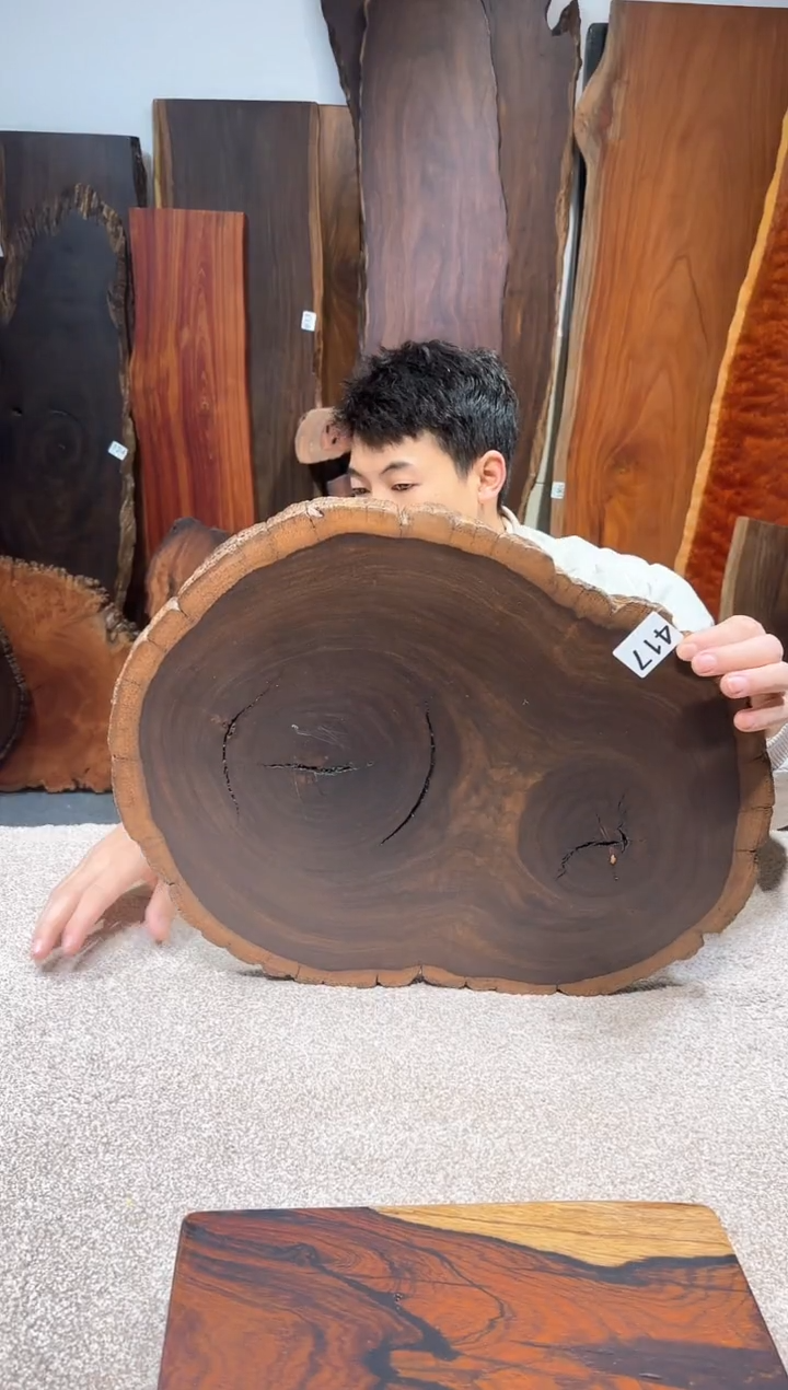 【闪购商品】风车木（黑檀木）尺寸49*39*2.5编号417