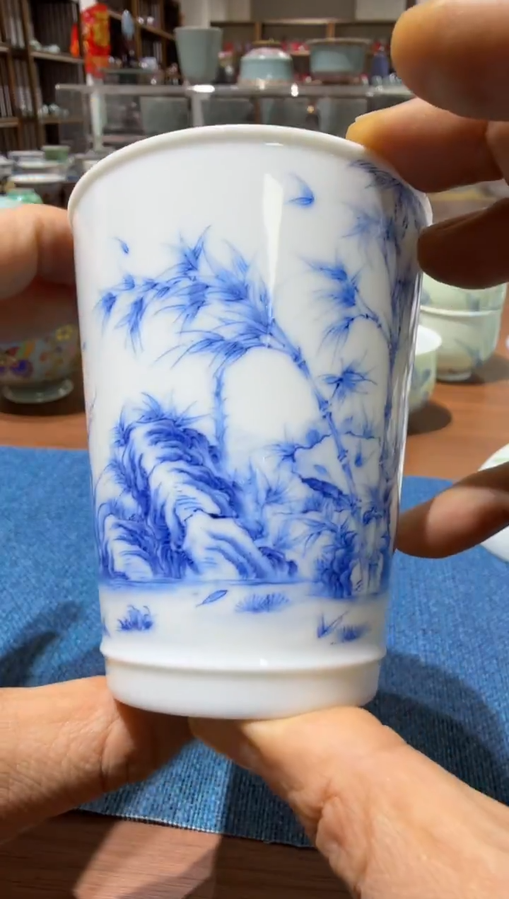 90-1竹石可乐杯（志禾堂）