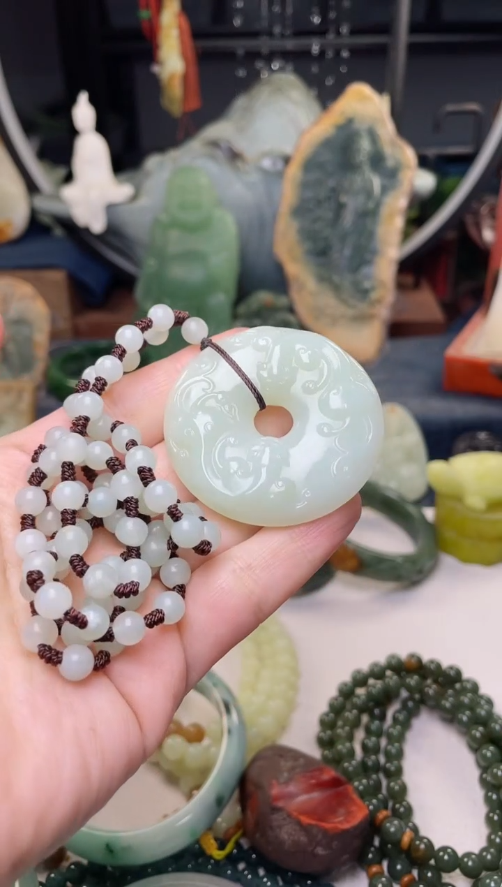 【闪购商品】岫玉颈饰未镶嵌158岫玉