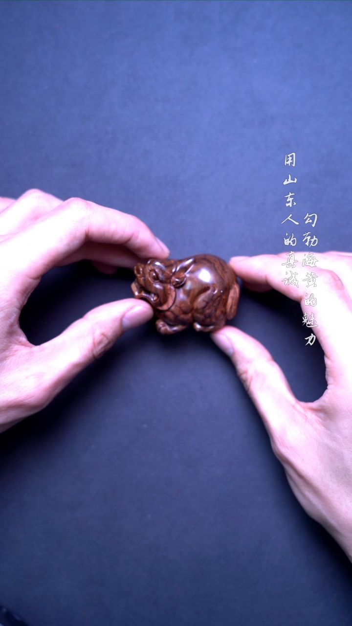 【闪购商品】黄花梨/降香黄檀把件海黄老料貔貅