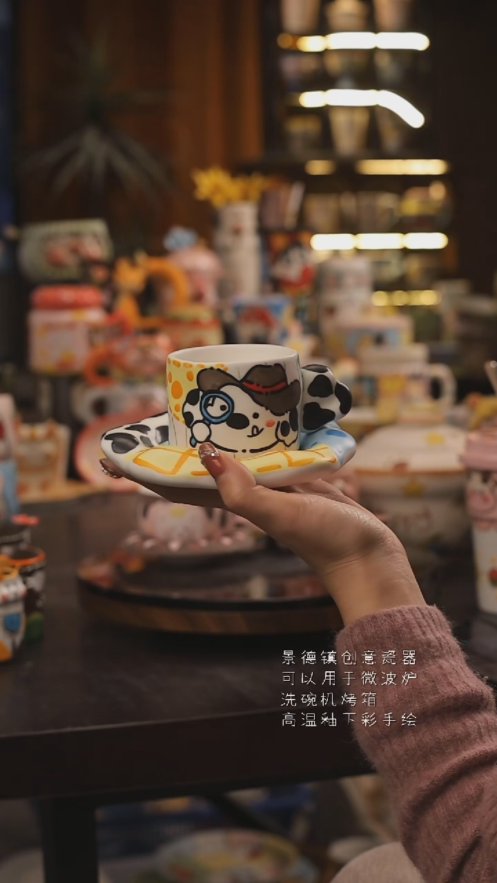 景德镇釉下彩绘设计师款式陶瓷