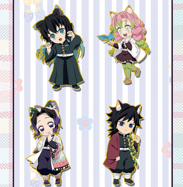 卡哇文创【鬼灭之刃】金属精美挂件（可换墙）周边二创