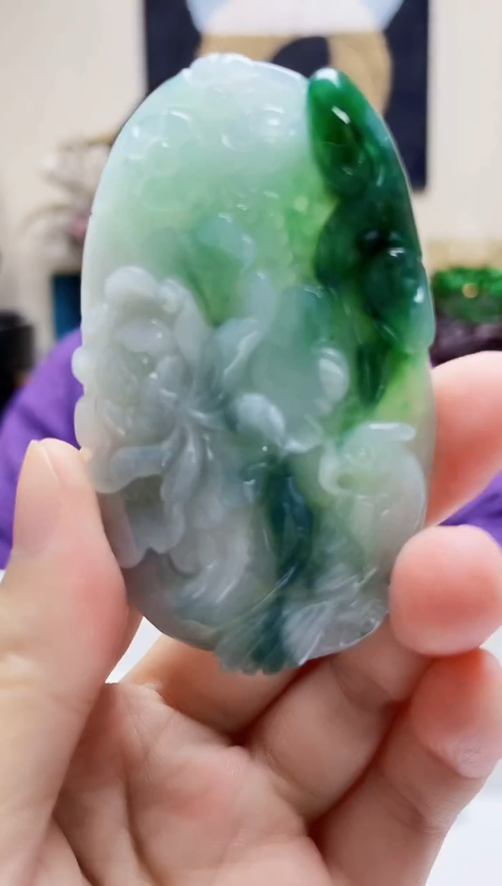 未镶嵌定制翡翠吊坠208