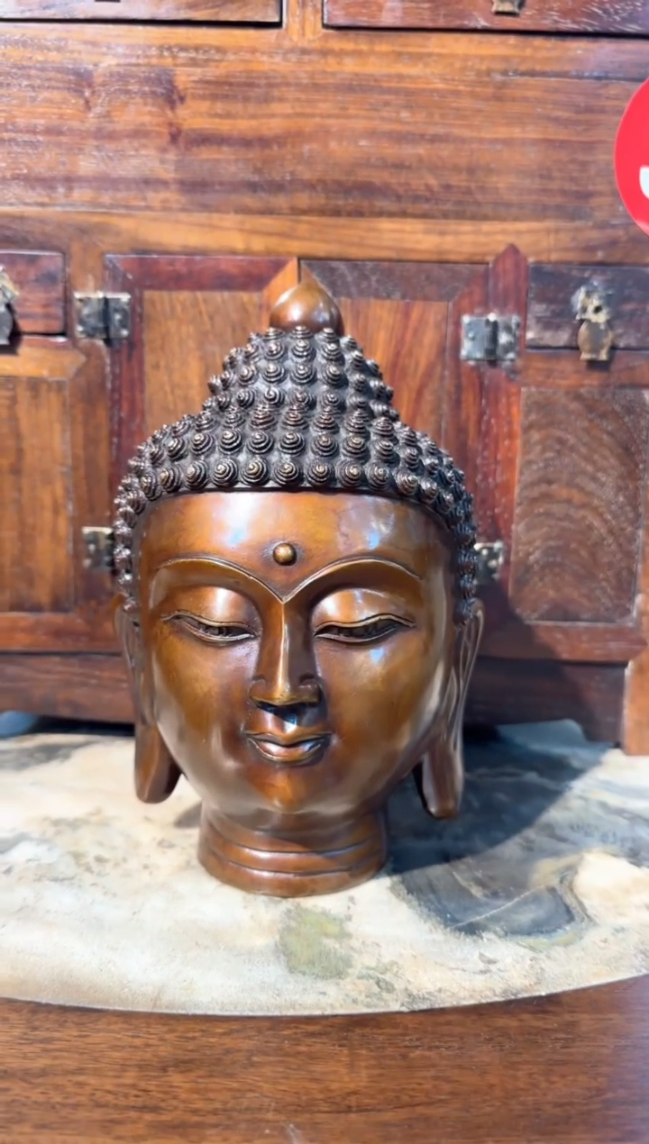 【闪购商品】木佛头   工艺品  摆件