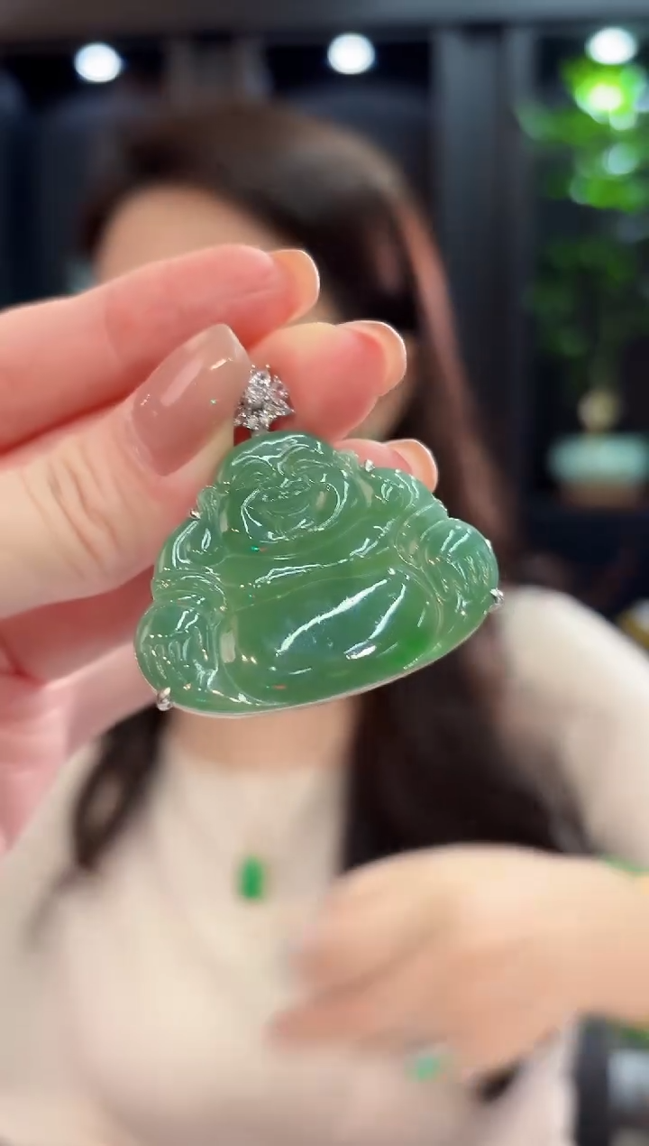 吊坠(不含链)未镶嵌翡翠 缅甸A货/支持复检/一件