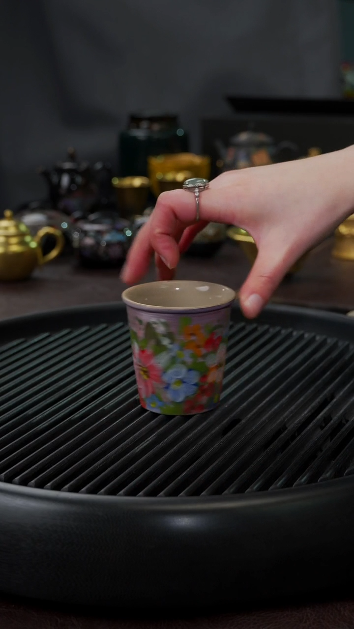 【闪购商品】杯【宜景窑莫奈的花园】小可乐杯