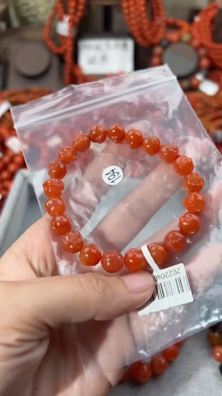 【闪购商品】南红玛瑙手串未镶嵌9+