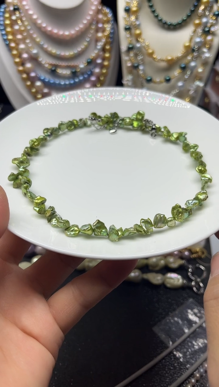 淡水珍珠未镶嵌颈饰多人