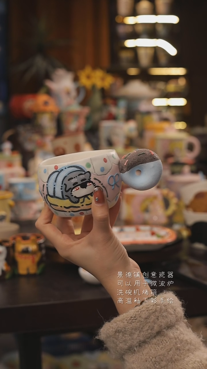 景德镇釉下彩绘设计师款式陶瓷