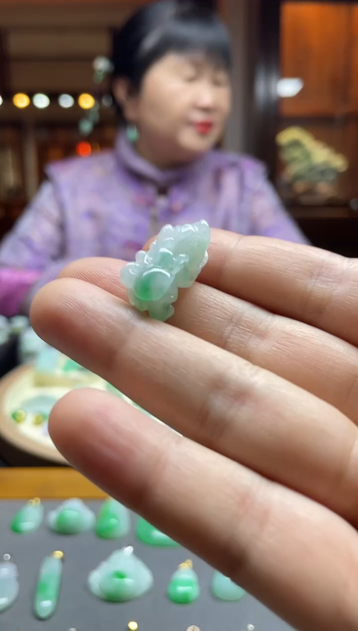 【闪购商品】翡翠颈饰未镶嵌貔貅