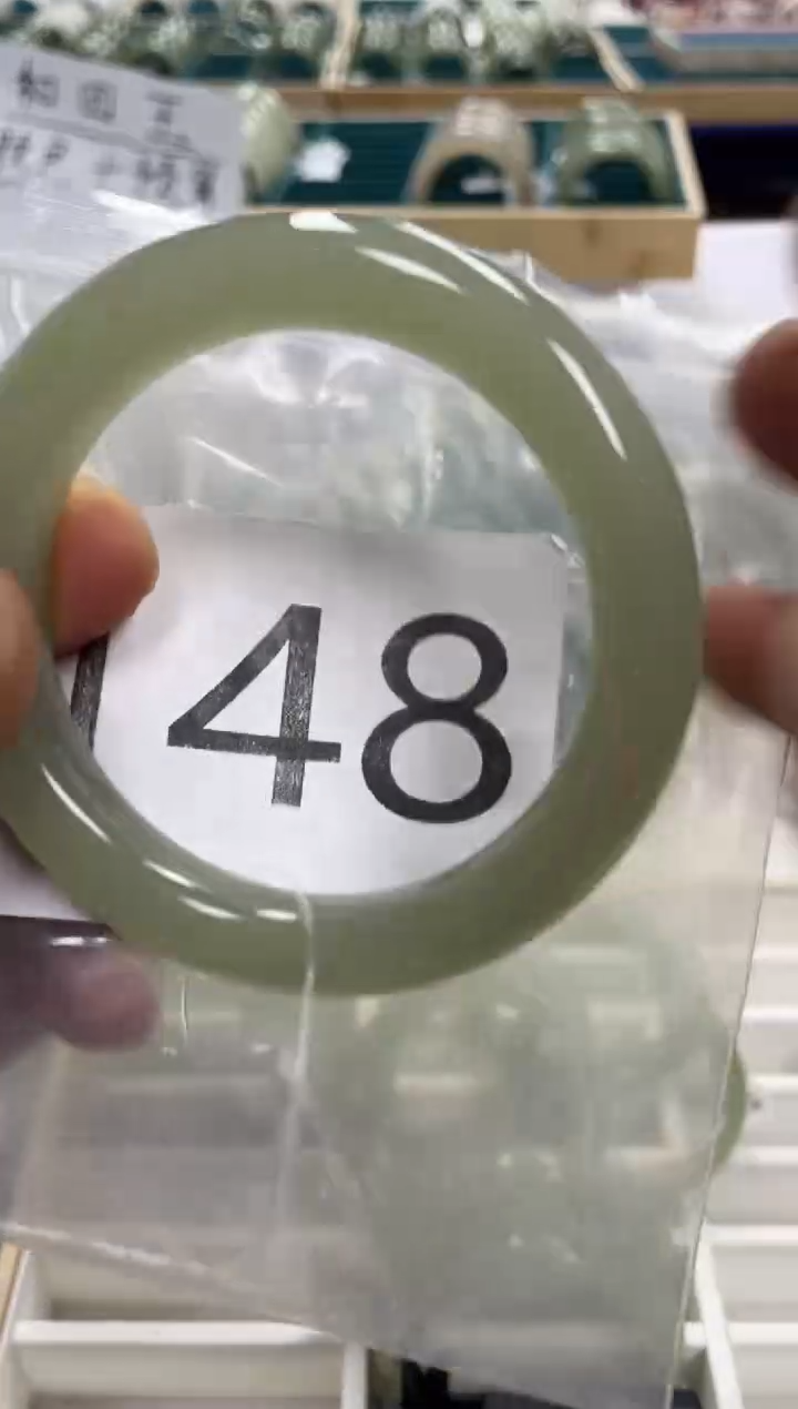 未镶嵌手镯和田玉和田玉手镯58.7 圈148 号