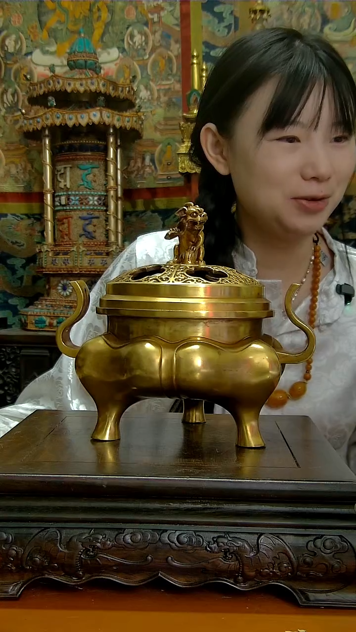 造像铜像收藏铜造像收藏熏炉