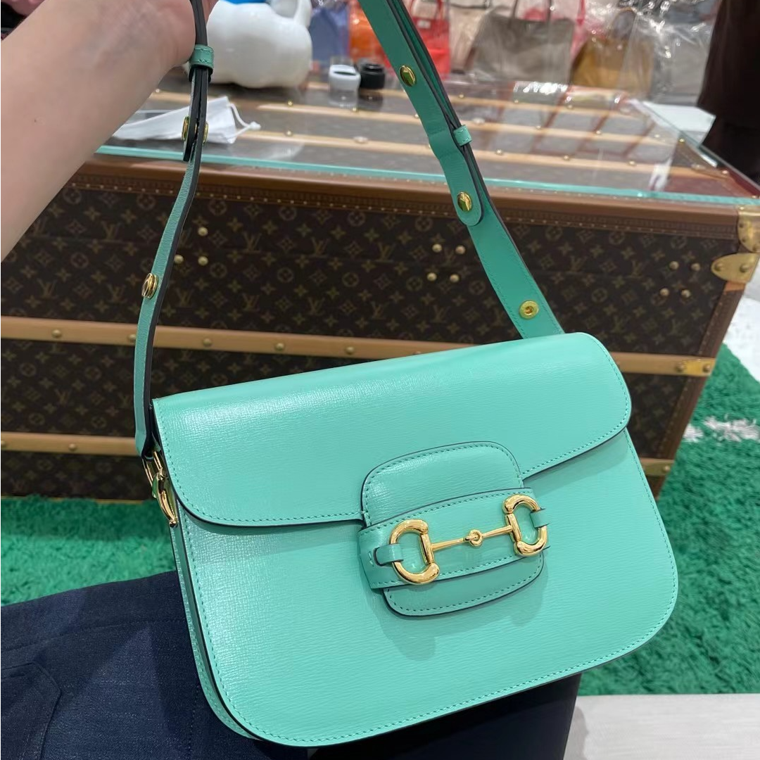 99新 GUCCI/古驰 牛油果绿1955