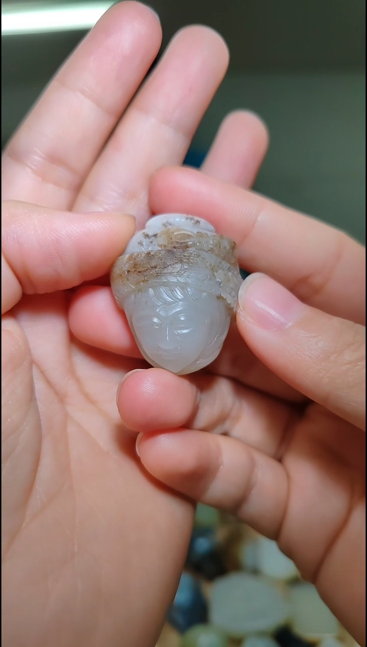 【闪购商品】和田玉挂件未镶嵌新疆和田玉玉美人挂件