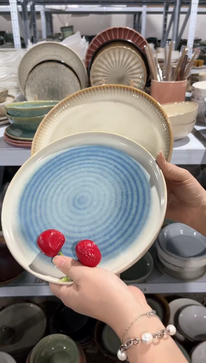 【闪购商品】瓷片外贸尾货瑕疵满20包邮X2 小盘组合