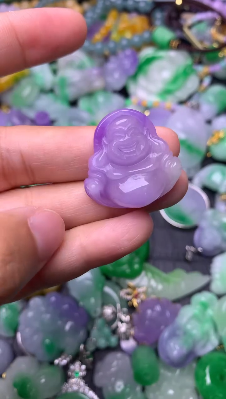 颈饰未镶嵌翡翠缅甸翡翠吊坠