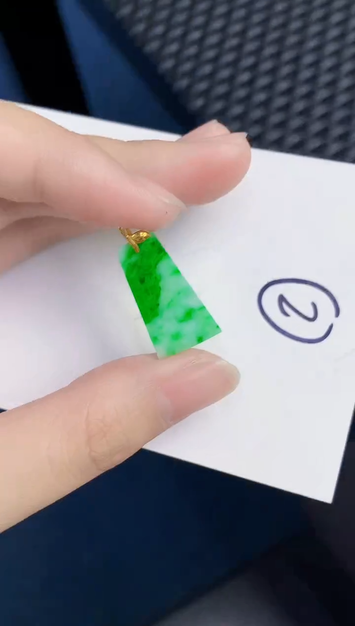 【闪购商品】翡翠颈饰18K金镶嵌000000000