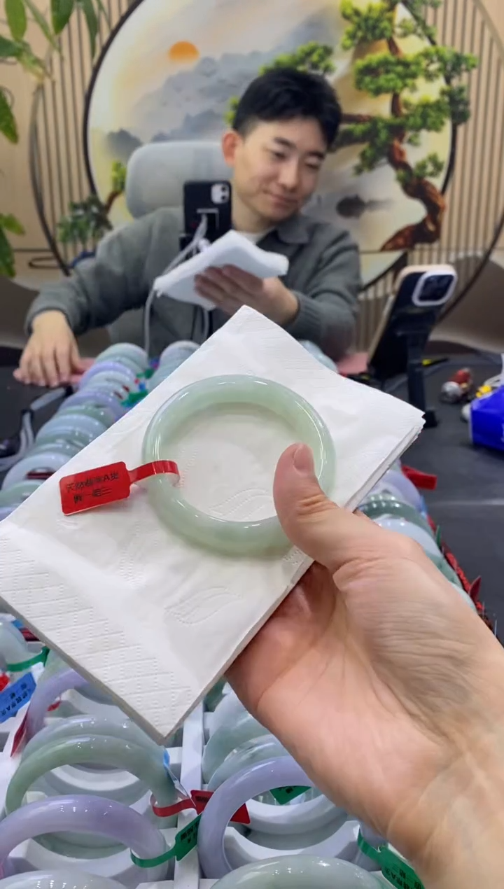 未镶嵌手镯翡翠9609