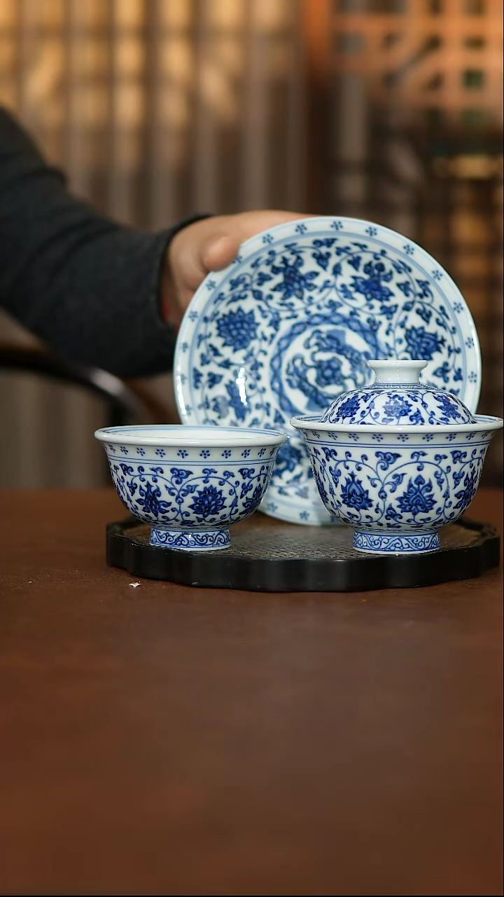 【闪购商品】杯瓷圈陈掌柜严选手绘茶器
