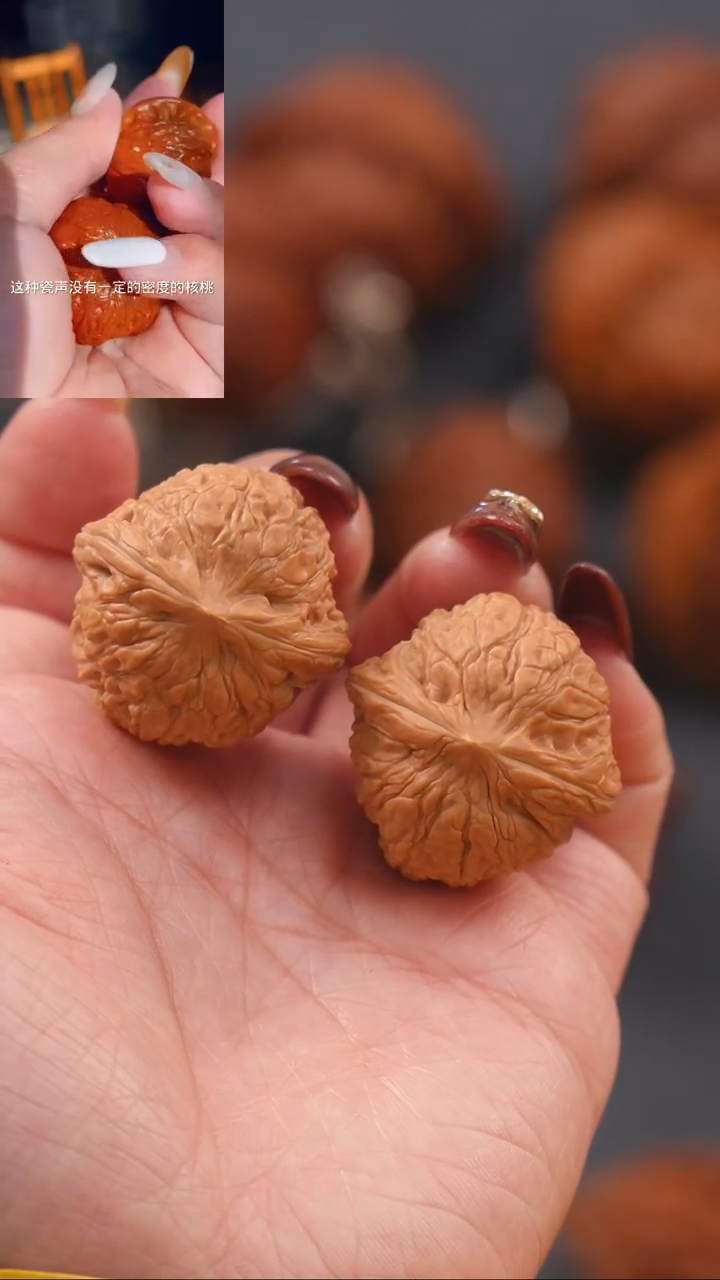 【闪购商品】文玩核桃把件31蟒皮球夜明珠