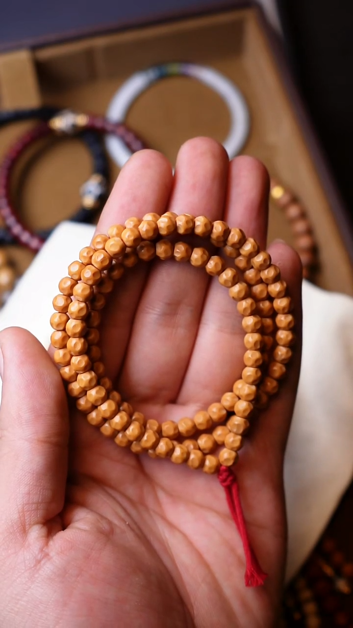 橄榄核手串/手链核尖无相108x6mm