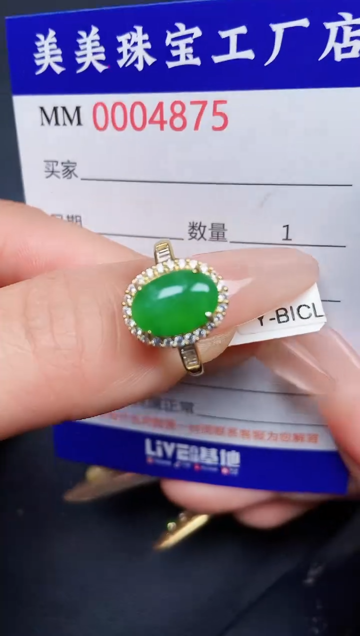 【闪购商品】翡翠颈饰银S925镶嵌4875