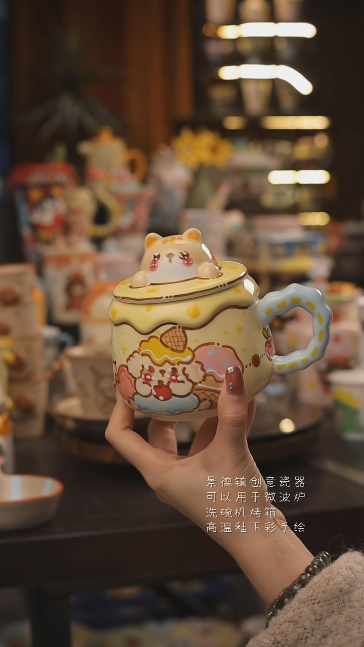 景德镇釉下彩绘设计师款式陶瓷