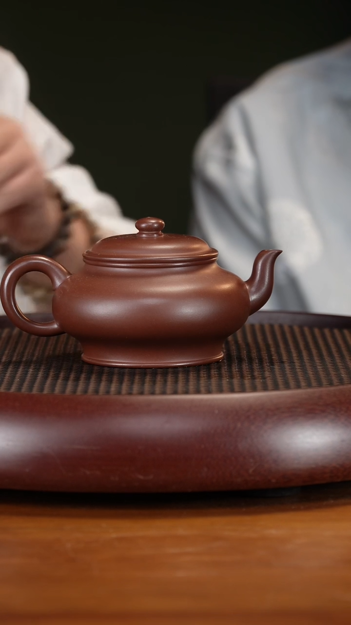 茶壶紫砂11GSZ高虚扁 老紫泥300cc