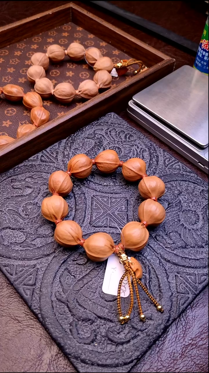 手串橄榄核2225精挑梅林铁核三花-带配套盘玩工具