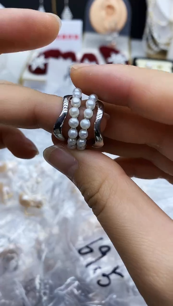 未镶嵌耳饰淡水珍珠耳环多样性发其一