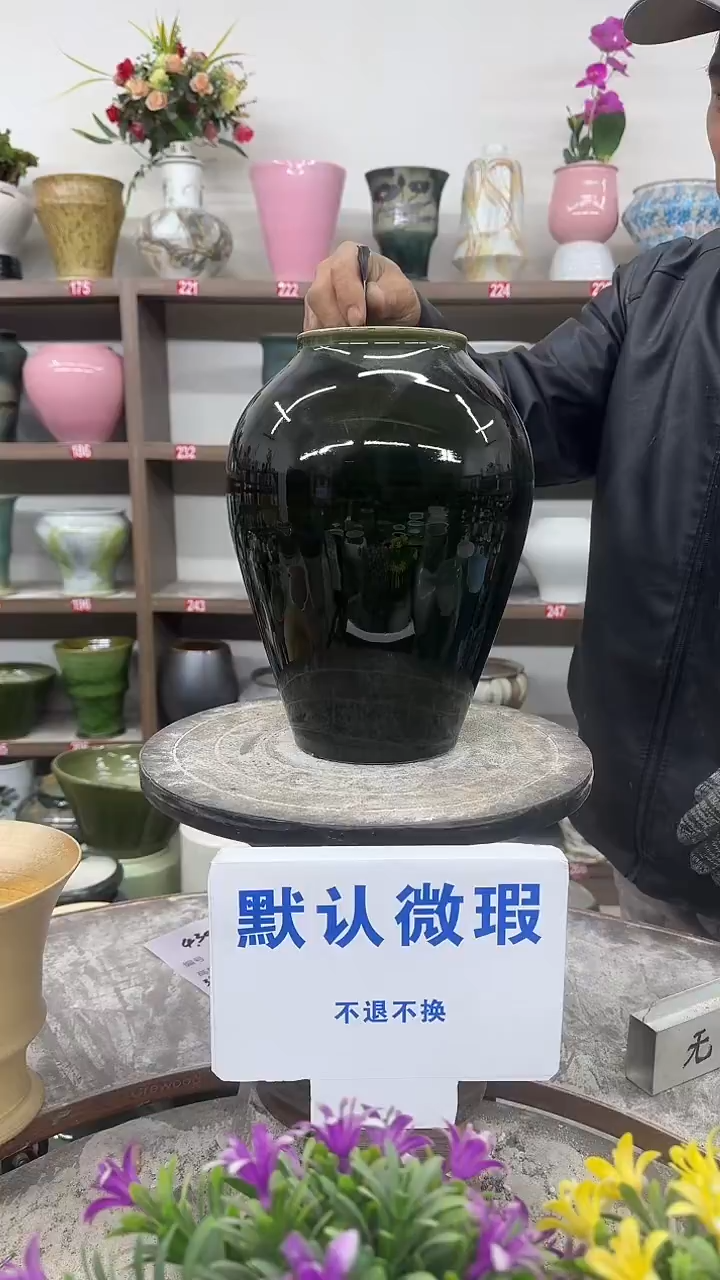 1-2-高27口10瑕-花盆