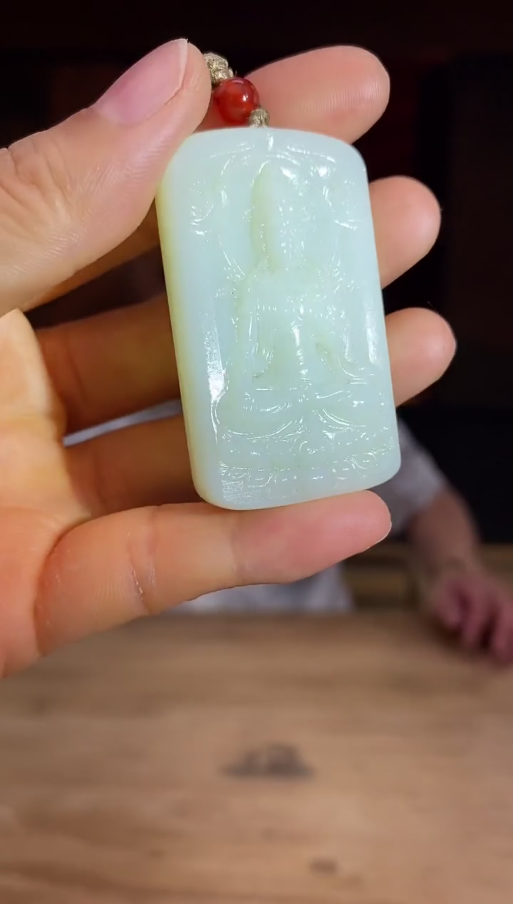 和田玉未镶嵌颈饰D991