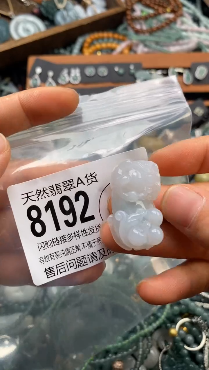 翡翠未镶嵌颈饰翡翠8192