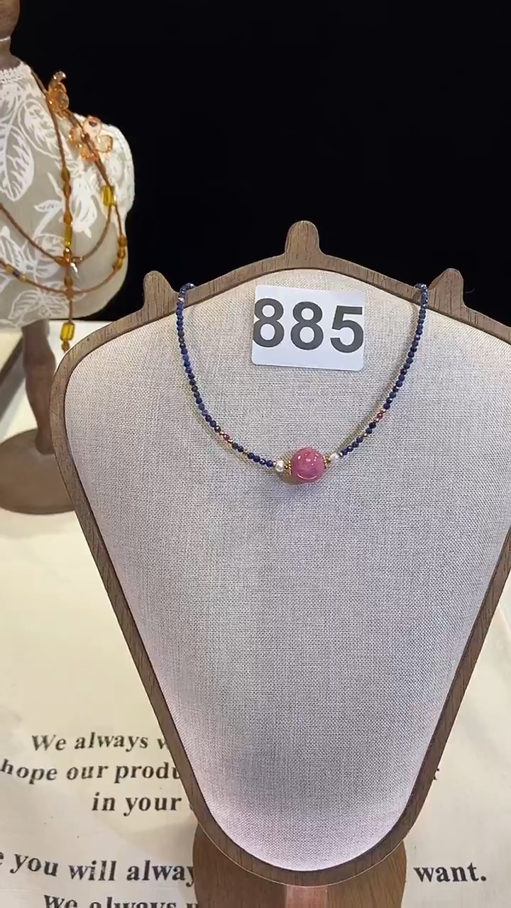 项链钛钢淡水珍珠885