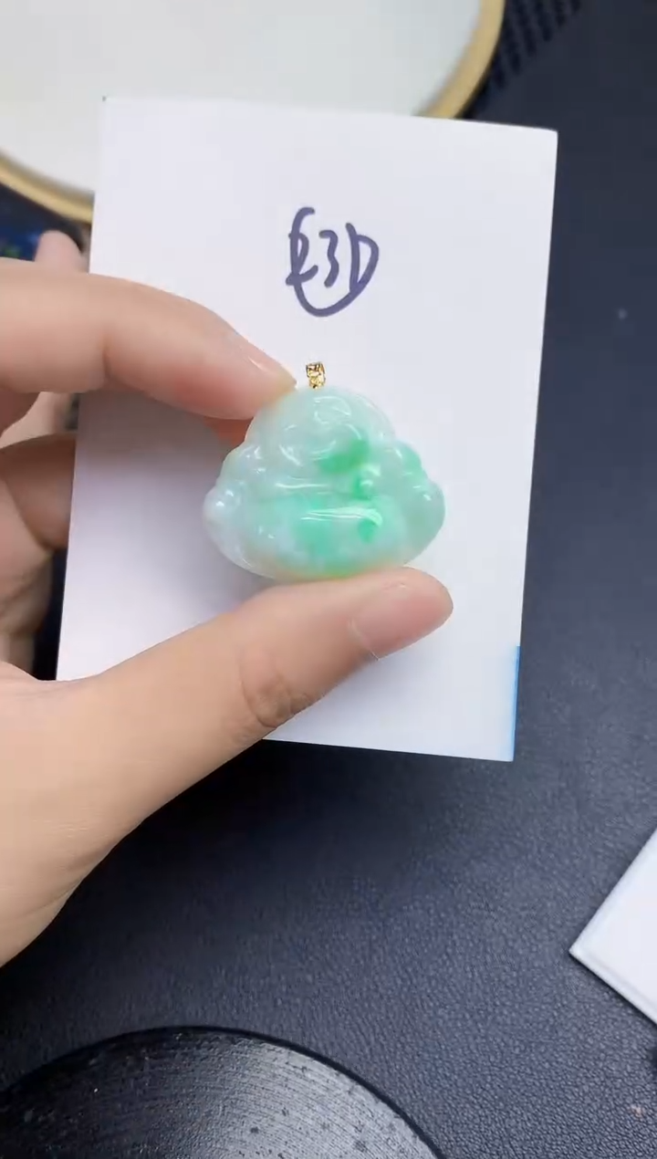 【闪购商品】翡翠颈饰18K金镶嵌000000000