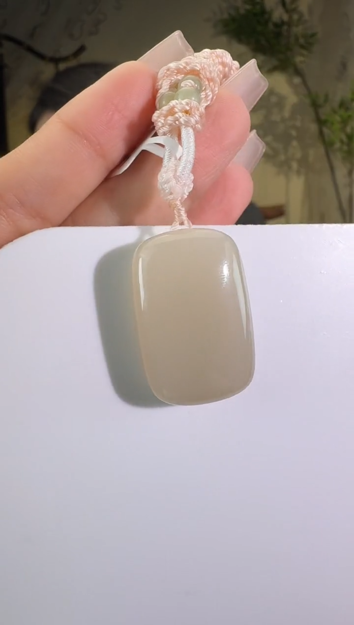 【闪购商品】和田玉未镶嵌颈饰无事牌