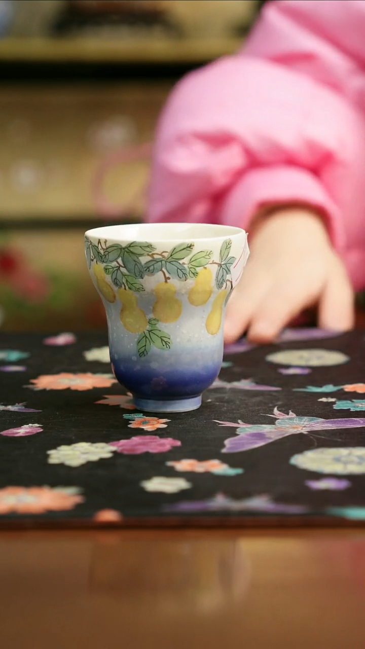 景德镇陶瓷杯碗柴烧多人