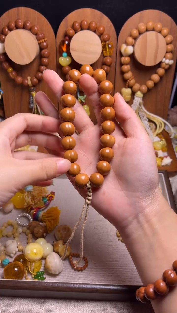 手串猴头核桃全品原皮泡芙素手持