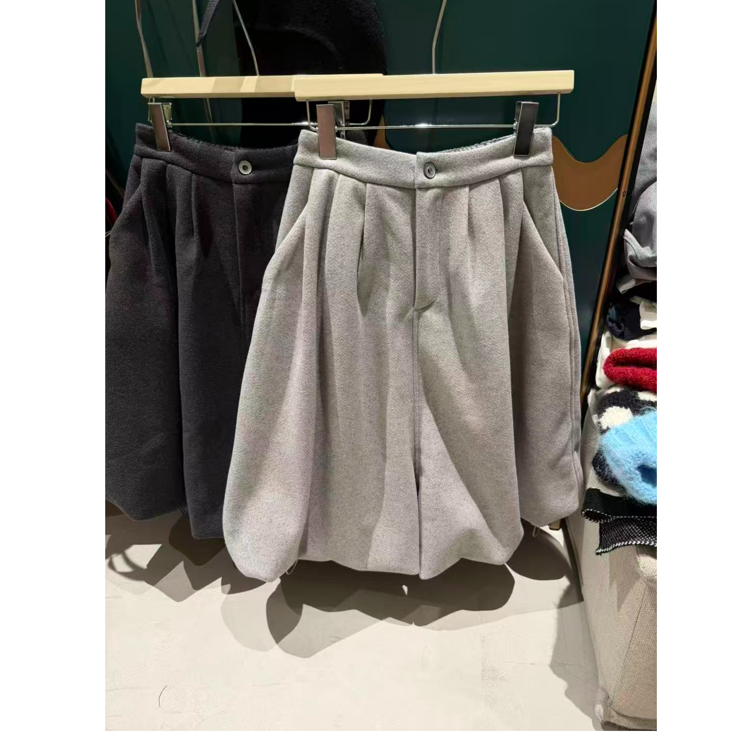 南瓜裤”冬季新款加厚短款南瓜裤（松紧腰）#1296