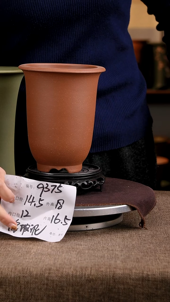 紫砂花盆花卉工艺9375+s