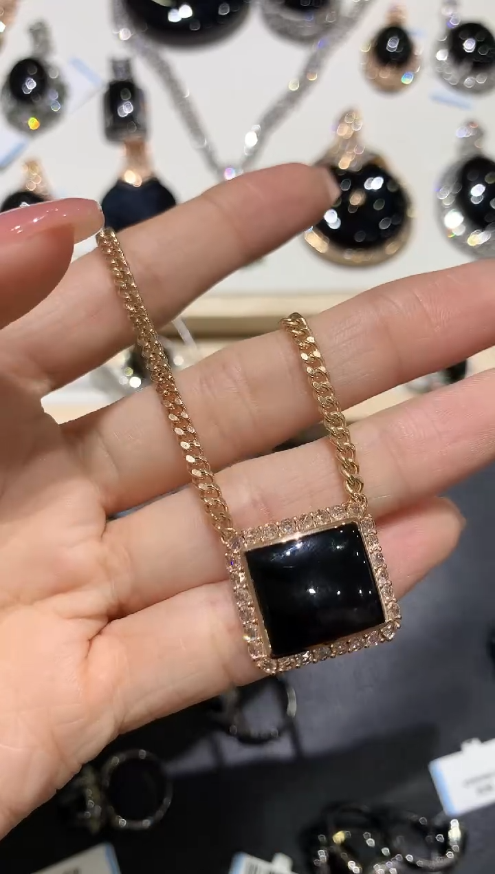 【闪购商品】翡翠颈饰18K金镶嵌团购27