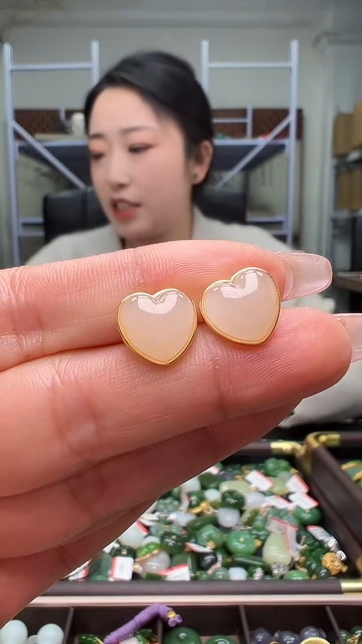 颈饰银S925镶嵌和田玉（多样性发货.发其一)12.25.03