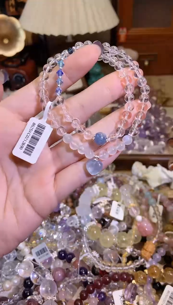 【闪购商品】水晶手链银S925镶嵌323手串