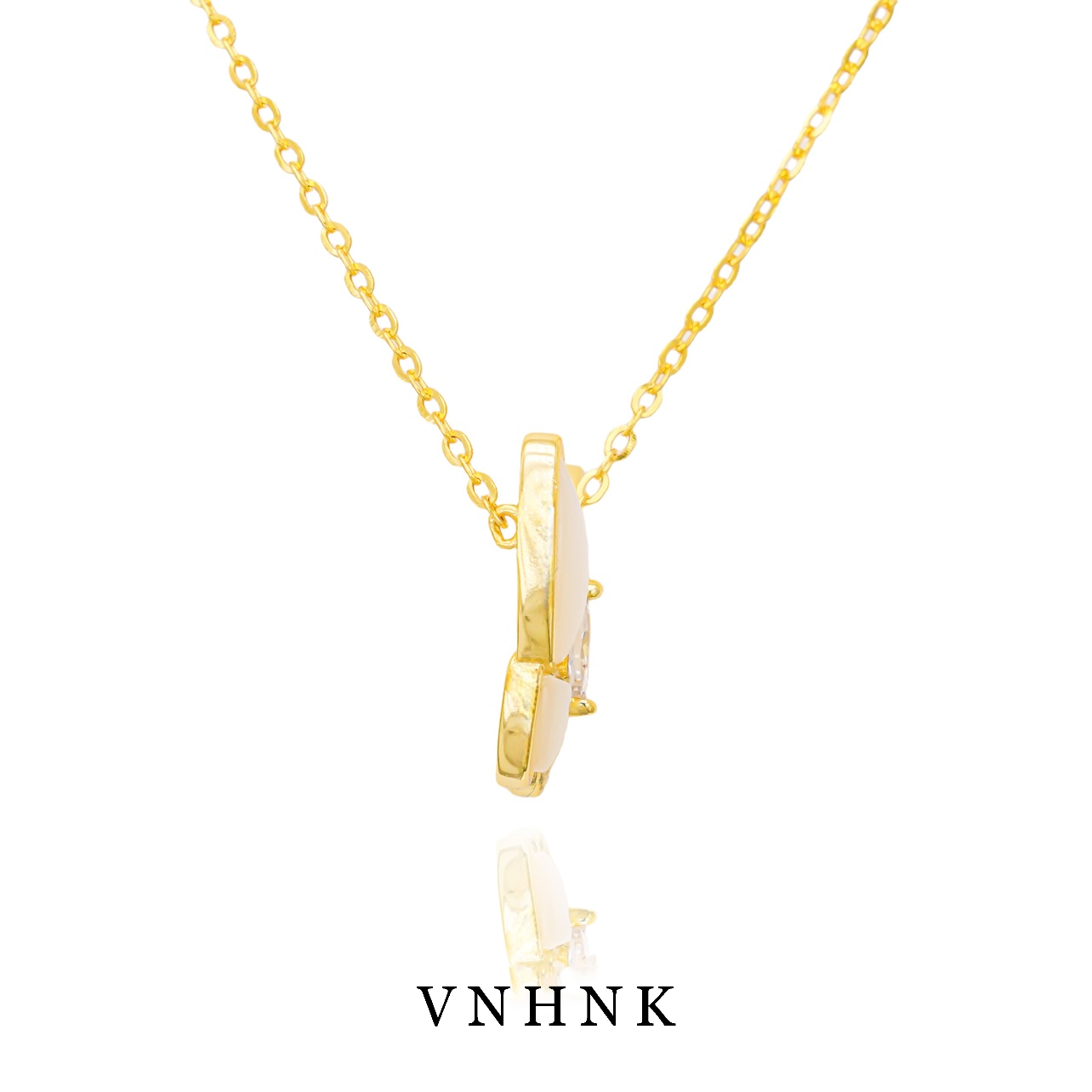 坠链均925银 美可儿  S427  金色（43cm）时尚百搭气质项链