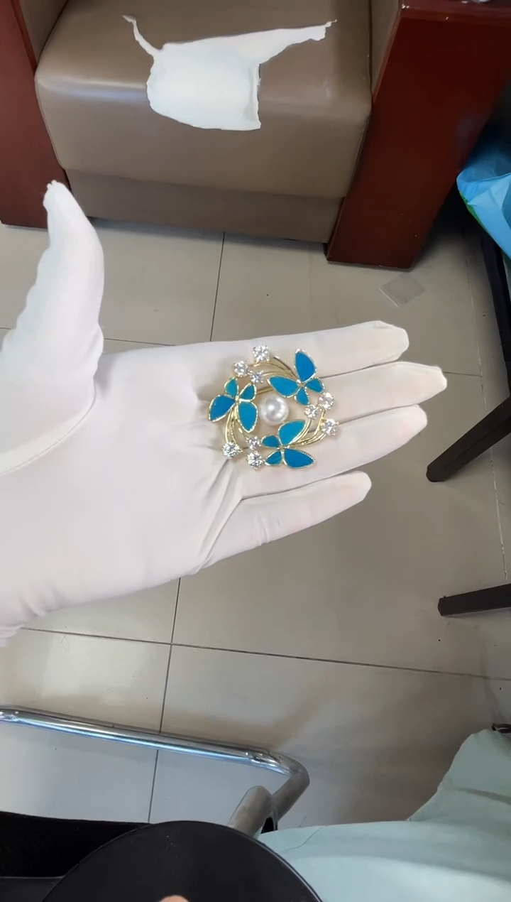 不***?，珐琅胸针-孤品