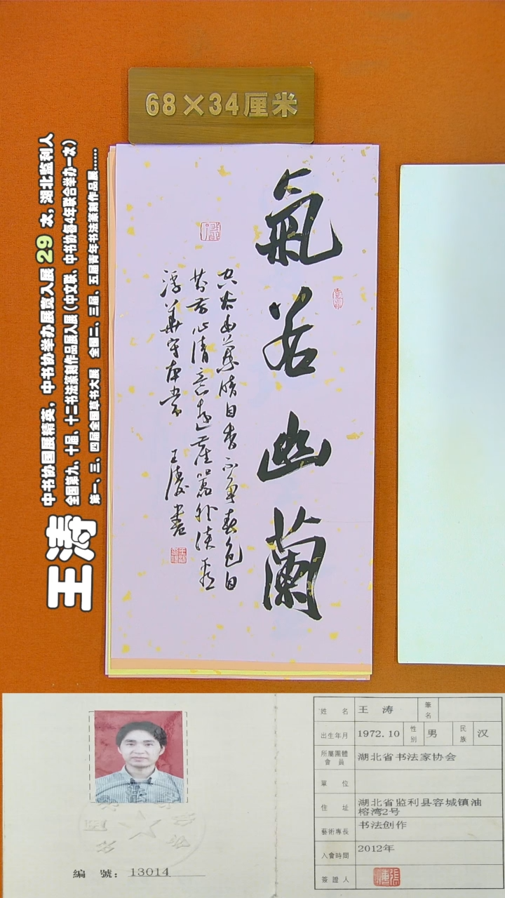 书法210R王涛书法作品