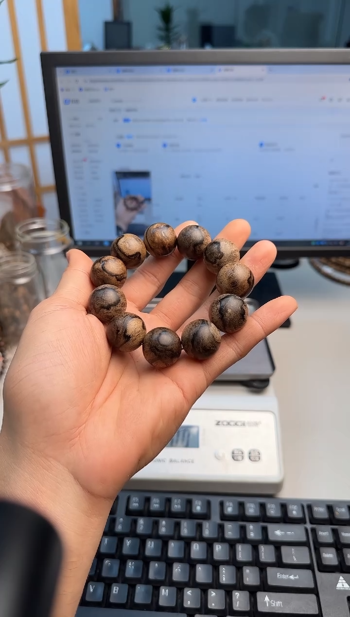 手串沉香正区达拉干虎斑纹收藏级